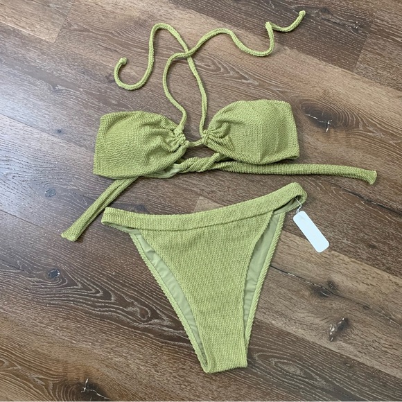 Somerfield Swim Womens green  Nori Malabar top / Sorento bottom 2XL NWT - Picture 3 of 12